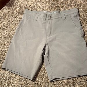 Wrangler Men's Charcoal Flat Front Shorts